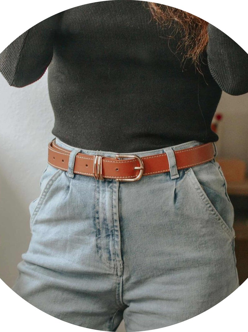 Cinturón joyas lisas mujer Isotoner Negro - Kiabi