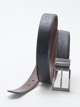 Cinturón reversible con hebilla