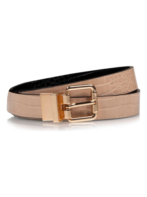 Cinturón reversible mujer Isotoner - Kiabi