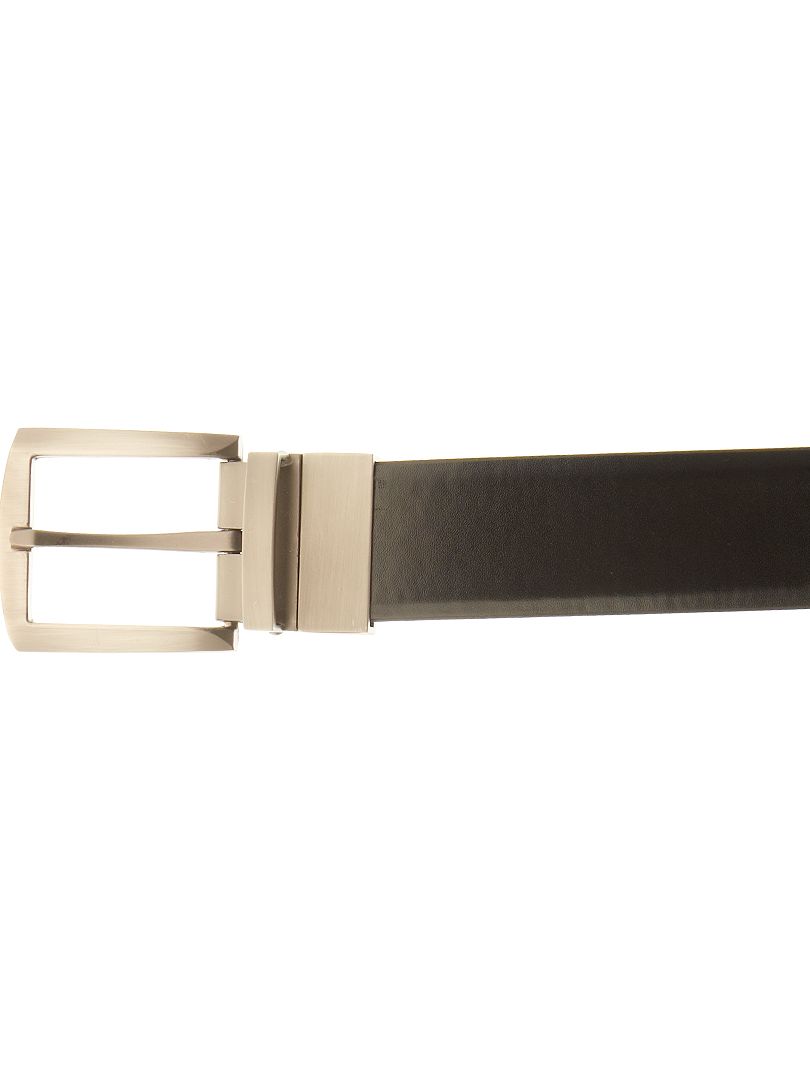 Cinturón reversible negro/marrón - Kiabi