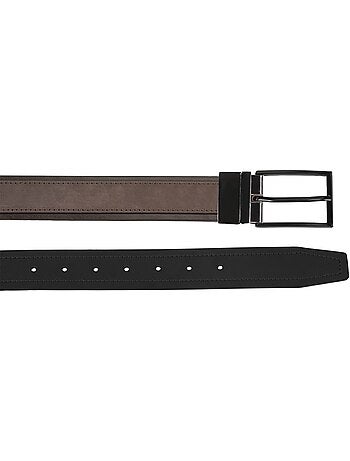 Cinturón reversible y bicolor hombre isotoner