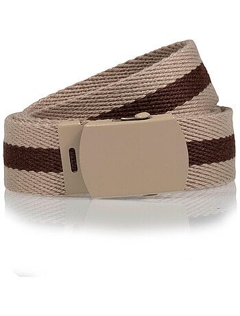 Cinturón tejido bicolor hombre Isotoner