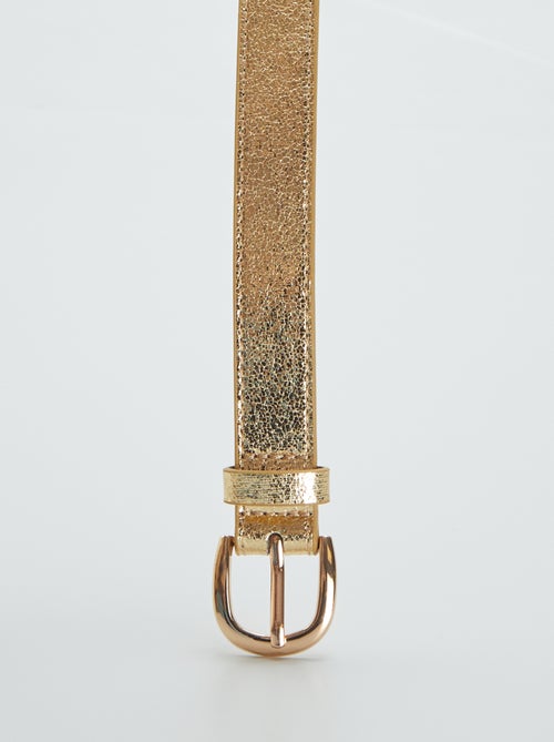 Cinturón texturizado e irisado - Kiabi