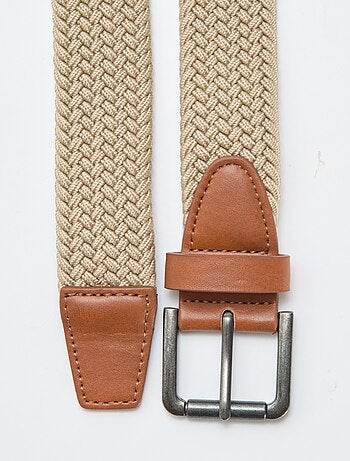 Cinturón trenzado elástico