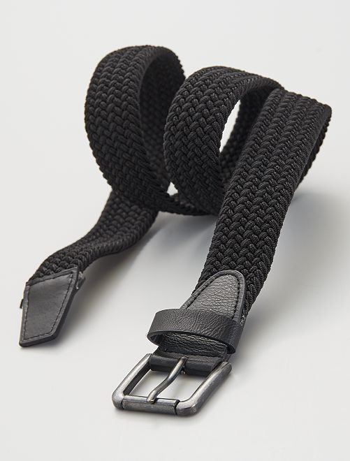 Cinturón trenzado elástico - Kiabi