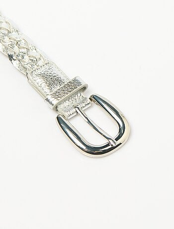 Cinturón trenzado fino y ajustable - AFIBEL