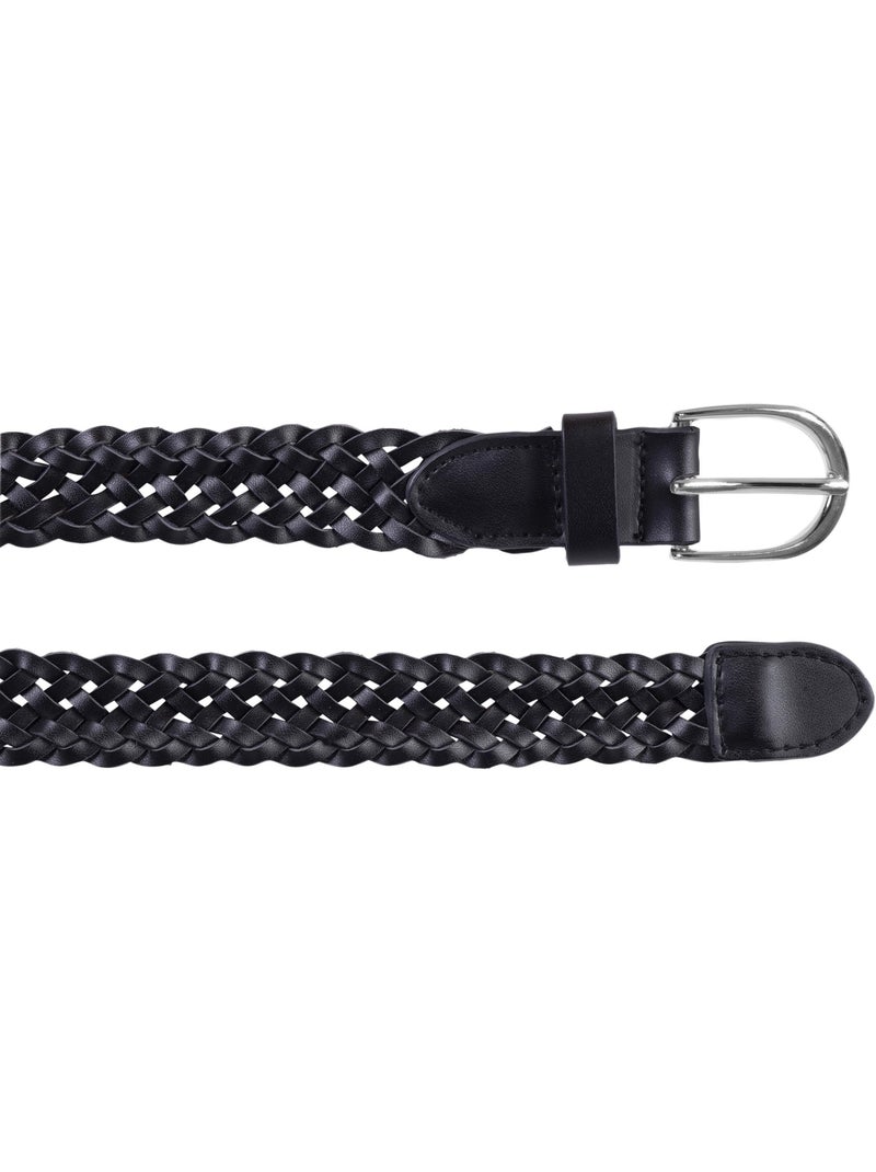 Cinturón trenzado mujer Negro - Kiabi