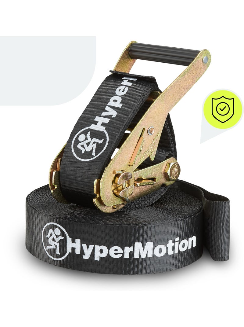 Circuito Ninja infantil HyperMotion con slackline y 7 obstáculos para jardín N/D - Kiabi