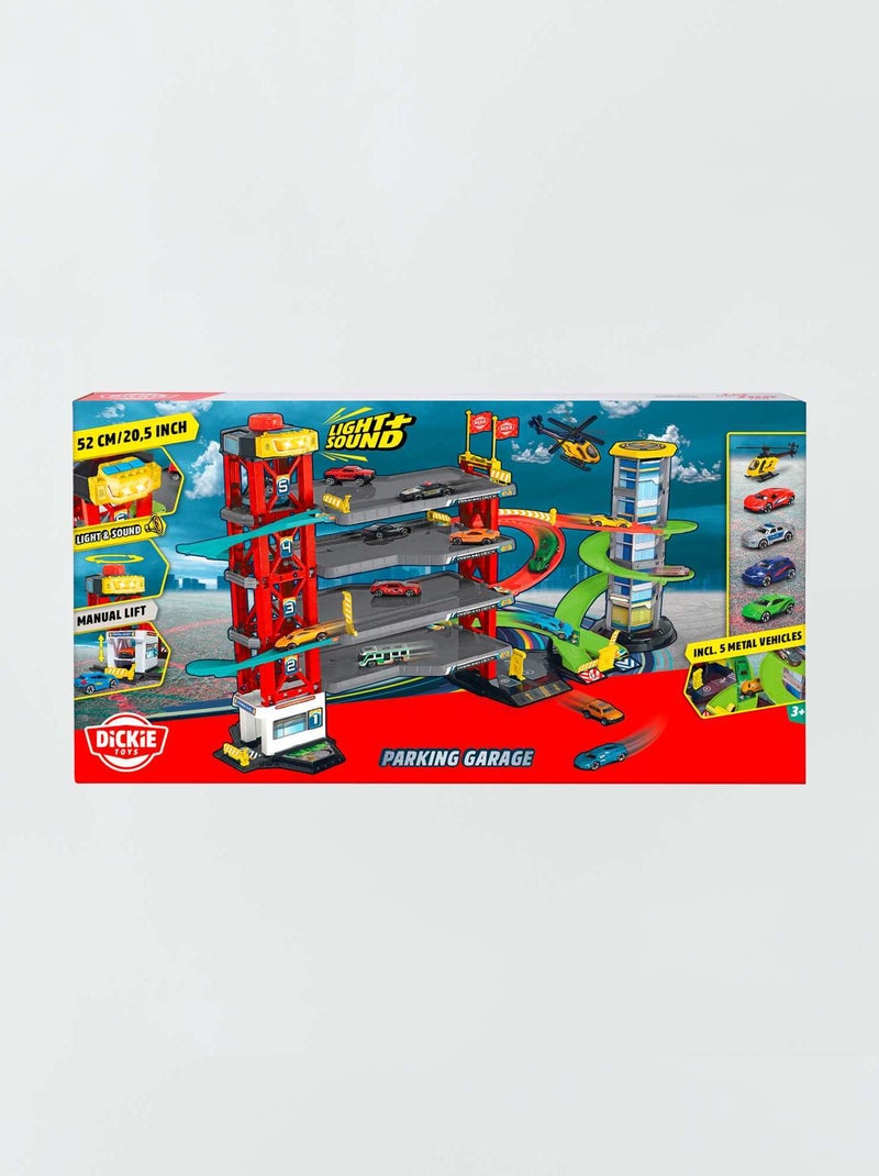 Circuito y parking de coches multicolor - Kiabi