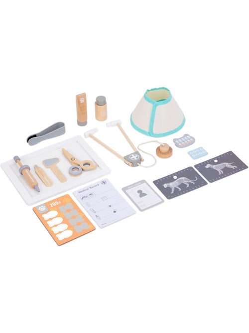 Clínica veterinaria de madera infantil con accesorios médicos y mascota, +3 años - Kiabi Clínica veterinaria de madera infantil con accesorios médicos y mascota, +3 años - Kiabi