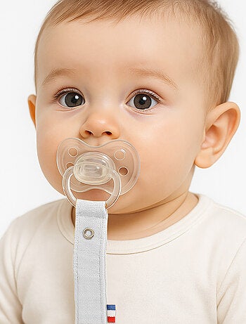 Clip para chupete de algodón orgánico