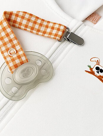 Clip para chupete de algodón orgánico