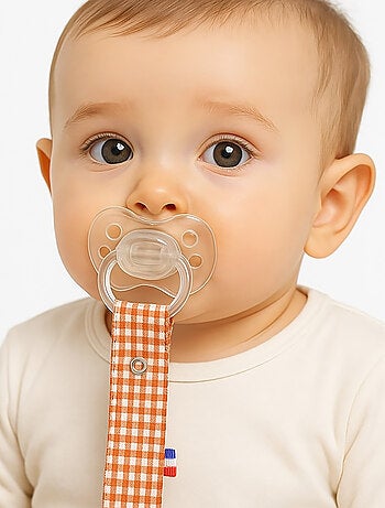 Clip para chupete de algodón orgánico