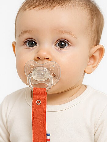 Clip para chupete de algodón orgánico