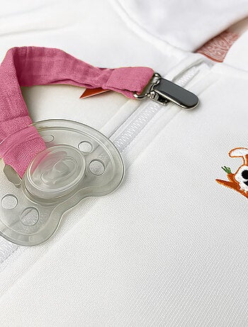 Clip para chupete de algodón orgánico