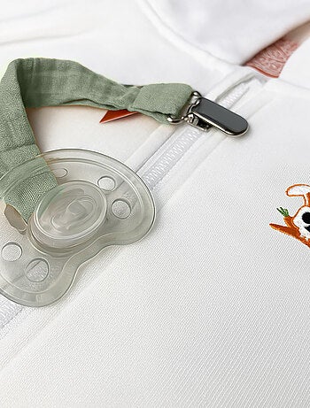 Clip para chupete de algodón orgánico