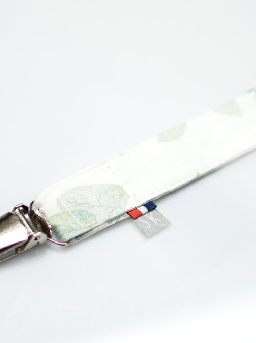 Clip para chupete personalizable de algodón, eucalyptus | SEVIRA KIDS - Kiabi