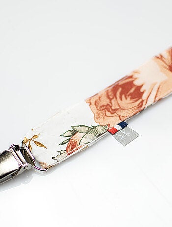 Clip para chupete personalizable de algodón, neo vintage | SEVIRA KIDS