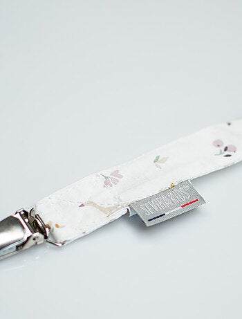 Clip para chupete personalizable de algodón, sidonia | SEVIRA KIDS