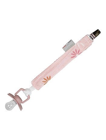 Clip para chupete personalizable de gasa de algodón, rosella | SEVIRA KIDS