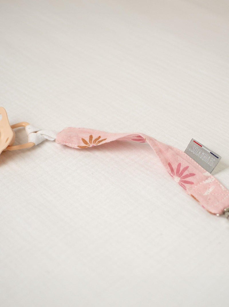 Clip para chupete personalizable de gasa de algodón, rosella | SEVIRA KIDS Rosa - Kiabi