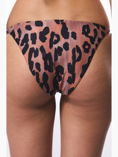 Clove braga de bikini con estampado leopardo y lazos penti - Kiabi