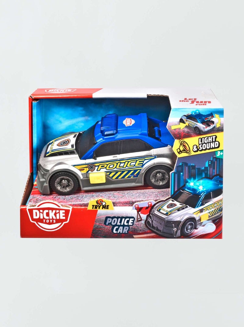 Coche de policía Dickie Toys azul/gris - Kiabi