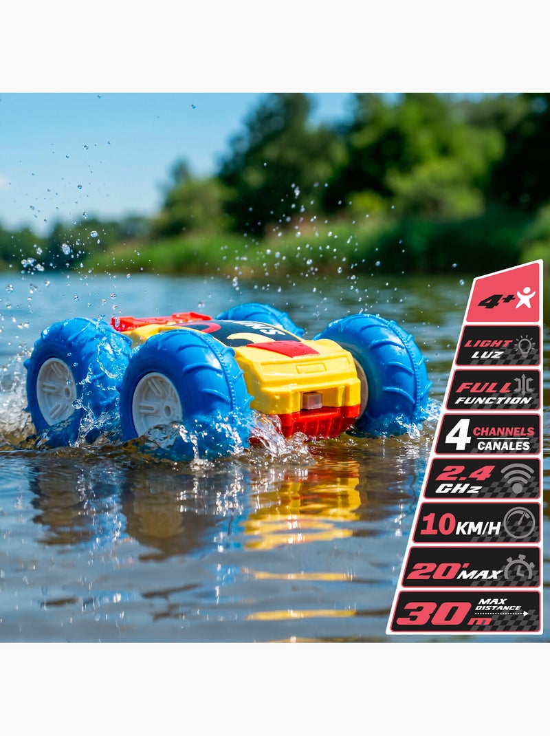 Coche teledirigido anfibio 15x15x6 cm speed&go N/D - Kiabi