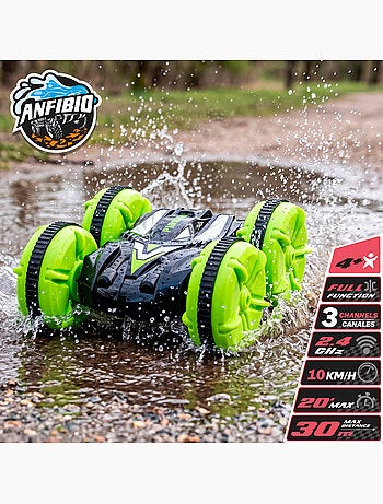 Coche teledirigido anfibio 20x20x10 cm speed&go