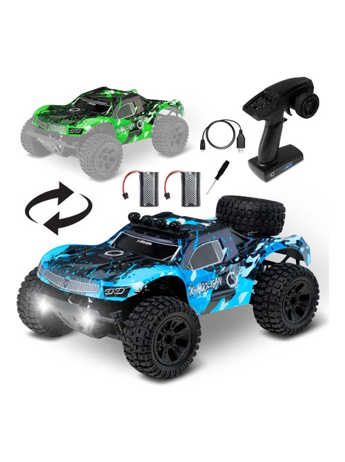 Coche teledirigido OVERMAX Hooligan 2.0 - Velocidad 35 km/h - Alcance 100 metros - Transmisión 4x4 - Kiabi