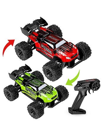 Coche teledirigido OVERMAX X-Strike - 30 km/h - Luces LED - Tracción 4x4 - 20 min