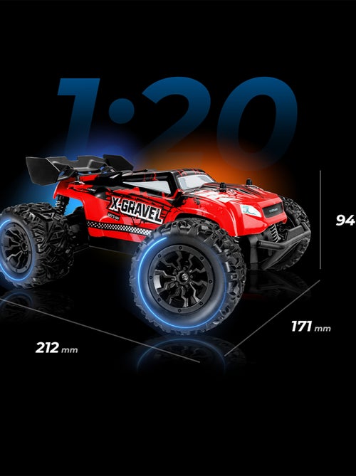 Coche teledirigido OVERMAX X-Gravel - 2 carrocerías - Todoterreno - 20 km/h - 30 min - Kiabi