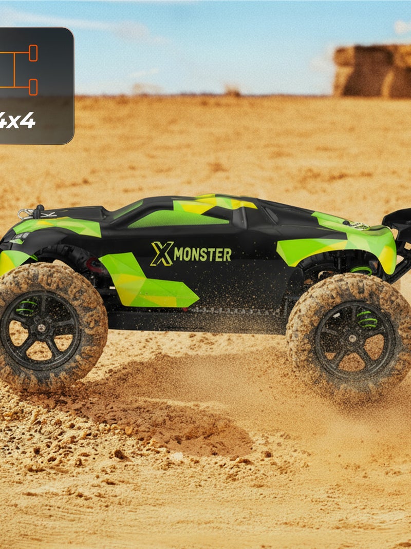 Coche teledirigido OVERMAX X-Monster 3.5 RC - 30 km/h - 4x4 - 40 min - 2 carrocerías Naranja - Kiabi