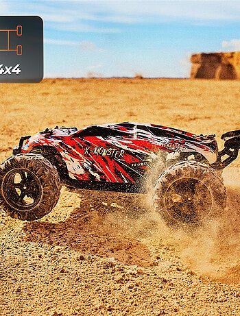 Coche teledirigido OVERMAX X-Monster 3.5 RC - 30 km/h - 4x4 - 40 min - 2 carrocerías