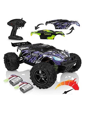 Coche teledirigido OVERMAX X-Monster 3.5 RC - 30 km/h - 4x4 - 40 min - 2 carrocerías