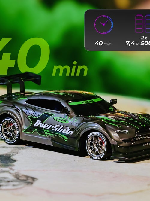 Coche teledirigido OVERMAX X-Overslide - 2 carrocerías - Luces LED - Batería de 40 min de duración - Kiabi