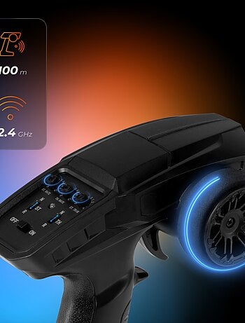 Coche teledirigido OVERMAX X-Pace 4x4 - 30 km/h - Luces LED