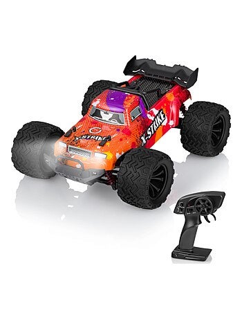 Coche teledirigido OVERMAX X-Strike - 30 km/h - Luces LED - Tracción 4x4 - 20 min
