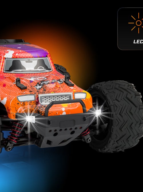 Coche teledirigido OVERMAX X-Strike - 30 km/h - Luces LED - Tracción 4x4 - 20 min - Kiabi