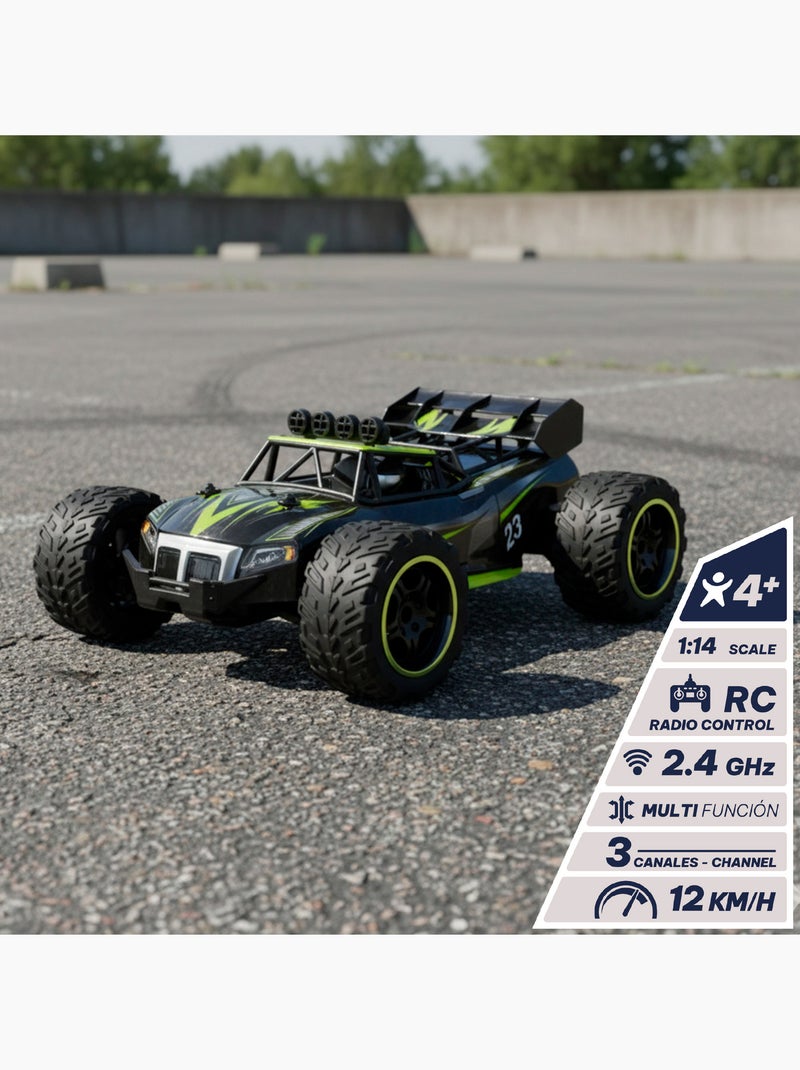 Coche teledirigido radiocontrol buggy todoterreno 1:14 speed & go N/D - Kiabi