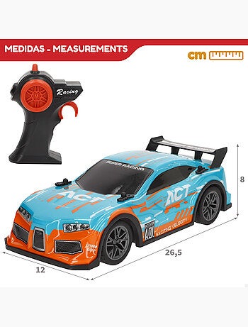 Coche teledirigido radiocontrol con luz y sonido 1:16 speed & go