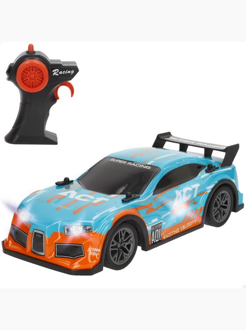 Coche teledirigido radiocontrol con luz y sonido 1:16 speed & go - Kiabi