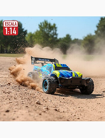 Coche todoterreno teledirigido nitro 1:14 speed & go