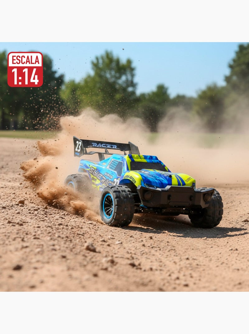 Coche todoterreno teledirigido nitro 1:14 speed & go N/D - Kiabi