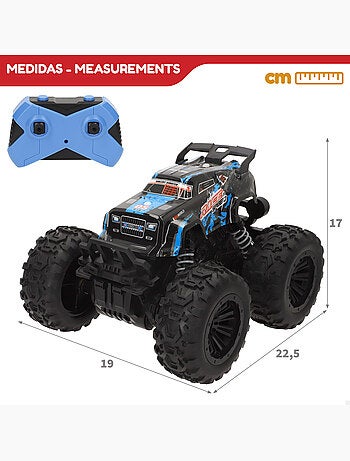 Coche todoterreno teledirigido ruedas grandes alta adherencia 1:16 speed & go