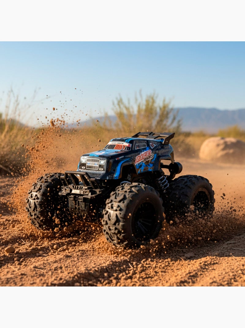 Coche todoterreno teledirigido ruedas grandes alta adherencia 1:16 speed & go N/D - Kiabi