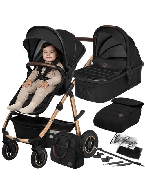 Cochecito 2 en 1 LIONELO Amber - Pack de cochecito, capazo, bolso y accesorios - Hasta 22 kg - Kiabi