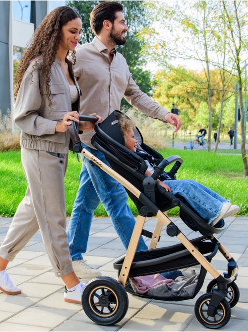 Cochecito 2 en 1 LIONELO Amber - Pack de cochecito, capazo, bolso y accesorios - Hasta 22 kg - Kiabi