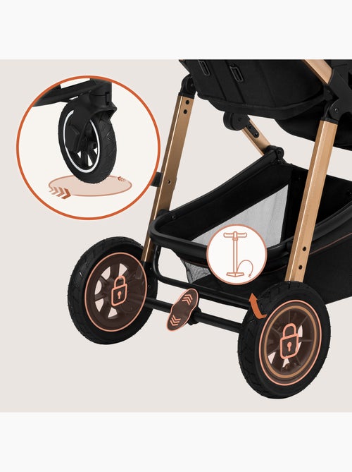 Cochecito 2 en 1 LIONELO Amber - Pack de cochecito, capazo, bolso y accesorios - Hasta 22 kg - Kiabi