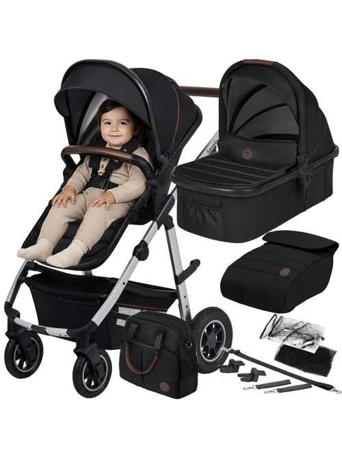 Cochecito 2 en 1 LIONELO Amber - Pack de cochecito, capazo, bolso y accesorios - Hasta 22 kg - Kiabi